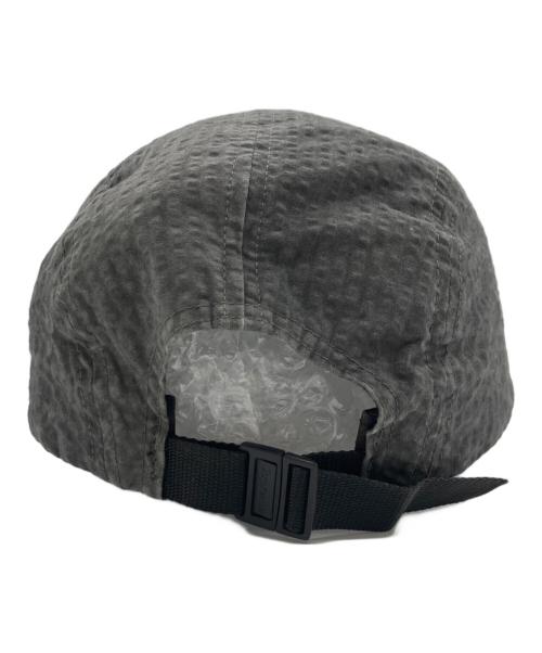 SUPREME（シュプリーム）Supreme (シュプリーム) Washed Seersucker Camp Cap グレーの古着・服飾アイテム