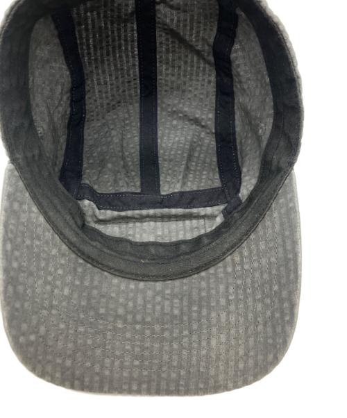 SUPREME（シュプリーム）Supreme (シュプリーム) Washed Seersucker Camp Cap グレーの古着・服飾アイテム