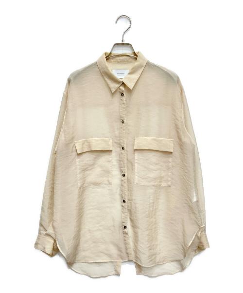 STUDIOUS（ステュディオス）STUDIOUS (ステュディオス) シアーシャツ ベージュ サイズ:freeの古着・服飾アイテム