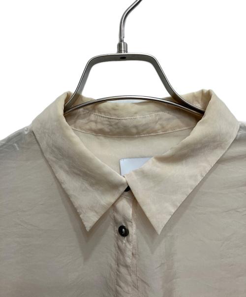 STUDIOUS（ステュディオス）STUDIOUS (ステュディオス) シアーシャツ ベージュ サイズ:freeの古着・服飾アイテム