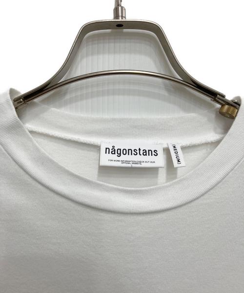 nagonstans（ナゴンスタンス）nagonstans (ナゴンスタンス) CO天竺 立体 Sleeve プルオーバー ホワイト サイズ:Mの古着・服飾アイテム