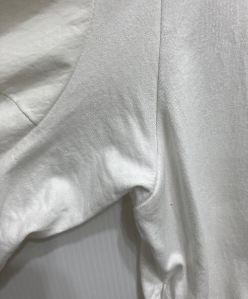 nagonstans（ナゴンスタンス）nagonstans (ナゴンスタンス) CO天竺 立体 Sleeve プルオーバー ホワイト サイズ:Mの古着・服飾アイテム
