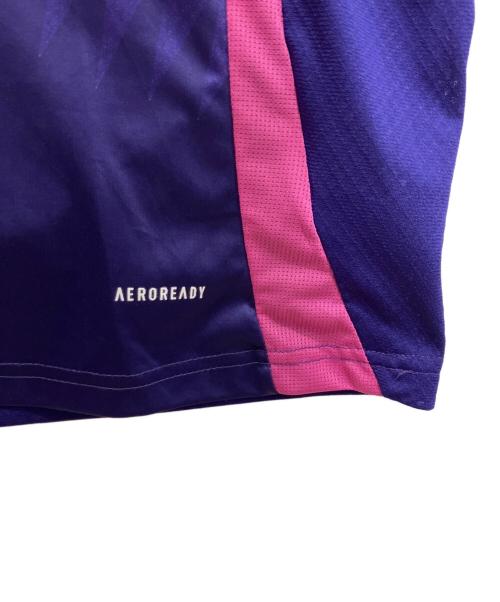 adidas（アディダス）adidas (アディダス) ゲームシャツ パープル サイズ:2XLの古着・服飾アイテム