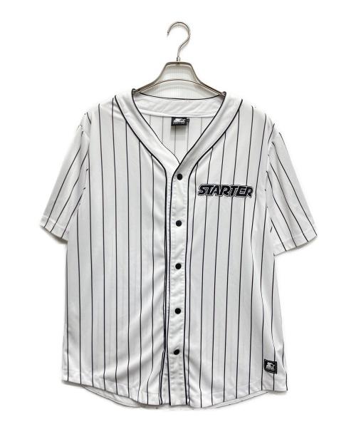 STARTER（スターター）STARTER (スターター) ゲームシャツ ホワイト サイズ:Lの古着・服飾アイテム