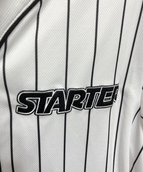 STARTER（スターター）STARTER (スターター) ゲームシャツ ホワイト サイズ:Lの古着・服飾アイテム