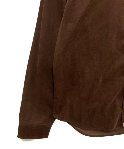 A BATHING APE（アベイシングエイプ）A BATHING APE (アベイシングエイプ) Ape Head Corduroy Shirt ブラウン サイズ:XLの古着・服飾アイテム
