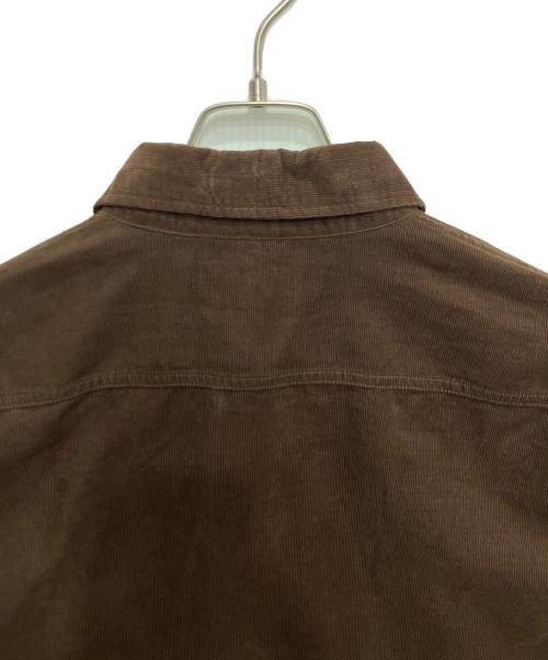 A BATHING APE（アベイシングエイプ）A BATHING APE (アベイシングエイプ) Ape Head Corduroy Shirt ブラウン サイズ:XLの古着・服飾アイテム