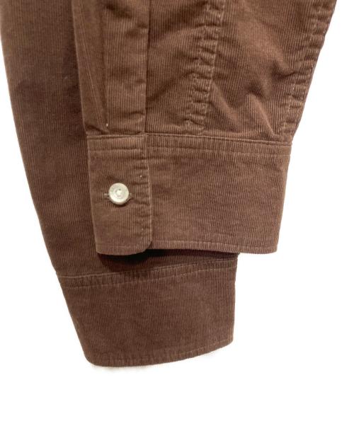 A BATHING APE（アベイシングエイプ）A BATHING APE (アベイシングエイプ) Ape Head Corduroy Shirt ブラウン サイズ:XLの古着・服飾アイテム