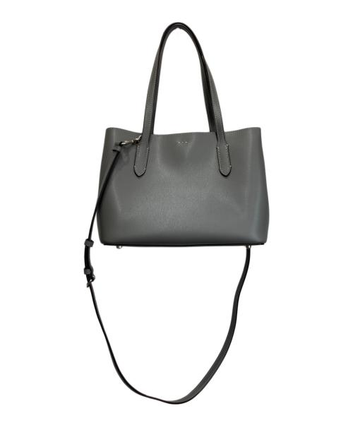 COACH（コーチ）COACH (コーチ) ミニアベニュー キャリーオール2WAYバッグ グレーの古着・服飾アイテム