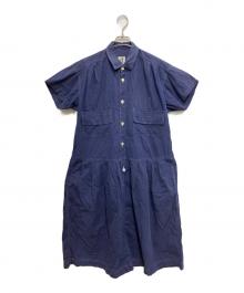 HAI SPORTING GEAR（ハイスポーツギア）の古着「シャツワンピース」｜ネイビー
