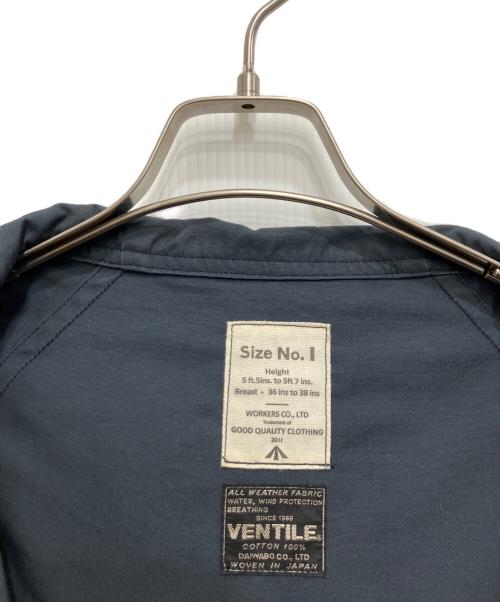 WORKERS（ワーカーズ）WORKERS (ワーカーズ) Royal Navy Smock Mod Ventile ブラック サイズ:１の古着・服飾アイテム