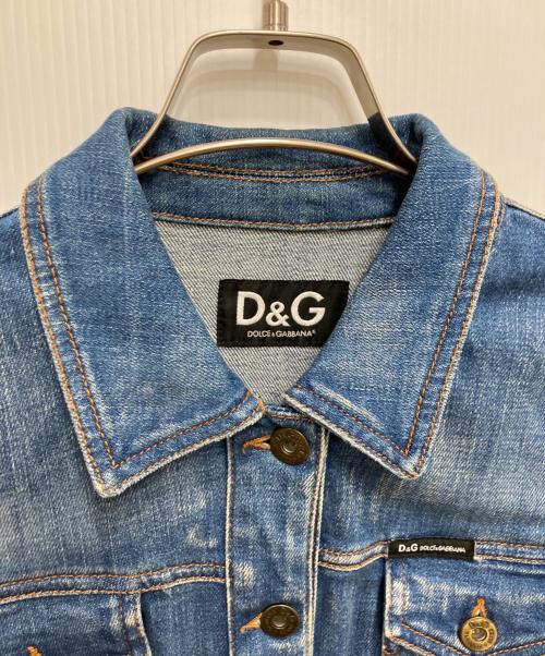 DOLCE & GABBANA（ドルチェ＆ガッバーナ）DOLCE & GABBANA (ドルチェ＆ガッバーナ) デニムジャケット インディゴ サイズ:40の古着・服飾アイテム