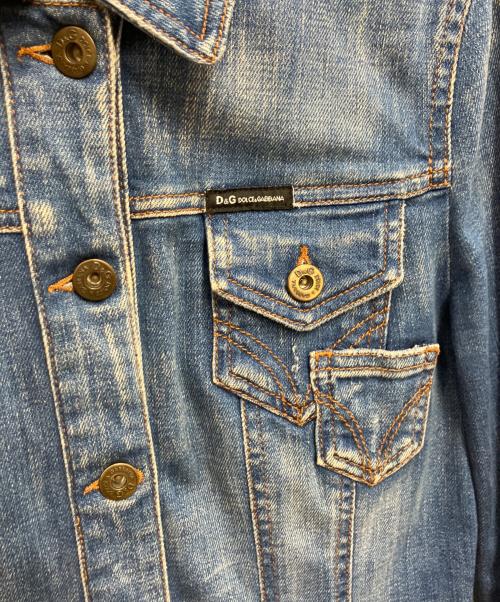 DOLCE & GABBANA（ドルチェ＆ガッバーナ）DOLCE & GABBANA (ドルチェ＆ガッバーナ) デニムジャケット インディゴ サイズ:40の古着・服飾アイテム