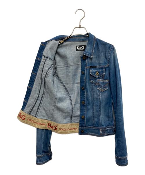 DOLCE & GABBANA（ドルチェ＆ガッバーナ）DOLCE & GABBANA (ドルチェ＆ガッバーナ) デニムジャケット インディゴ サイズ:40の古着・服飾アイテム
