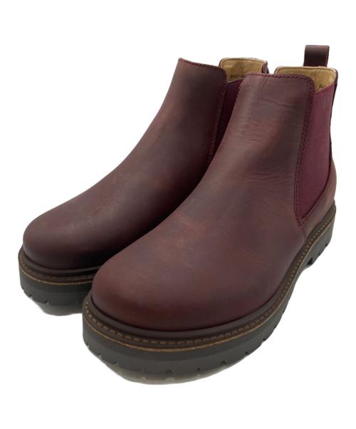 BIRKENSTOCK（ビルケンシュトック）BIRKENSTOCK (ビルケンシュトック) STALONサイドゴアブーツ ボルドー サイズ:38Eの古着・服飾アイテム