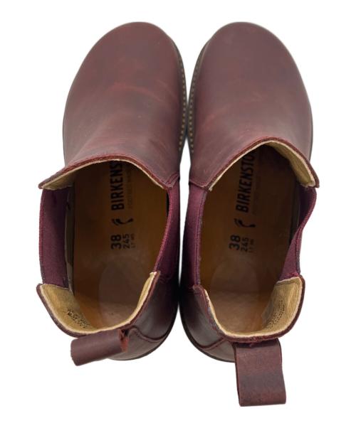 BIRKENSTOCK（ビルケンシュトック）BIRKENSTOCK (ビルケンシュトック) STALONサイドゴアブーツ ボルドー サイズ:38Eの古着・服飾アイテム