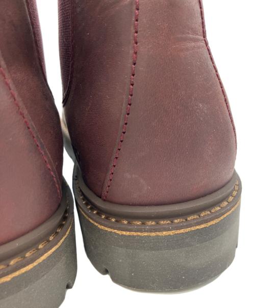 BIRKENSTOCK（ビルケンシュトック）BIRKENSTOCK (ビルケンシュトック) STALONサイドゴアブーツ ボルドー サイズ:38Eの古着・服飾アイテム
