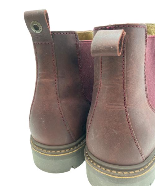 BIRKENSTOCK（ビルケンシュトック）BIRKENSTOCK (ビルケンシュトック) STALONサイドゴアブーツ ボルドー サイズ:38Eの古着・服飾アイテム