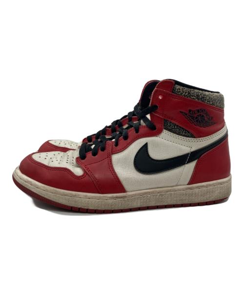 NIKE（ナイキ）NIKE (ナイキ) AIR JORDAN 1 RETRO OG（エアジョーダン 1 レトロ OG） ブラック×レッド サイズ:27の古着・服飾アイテム