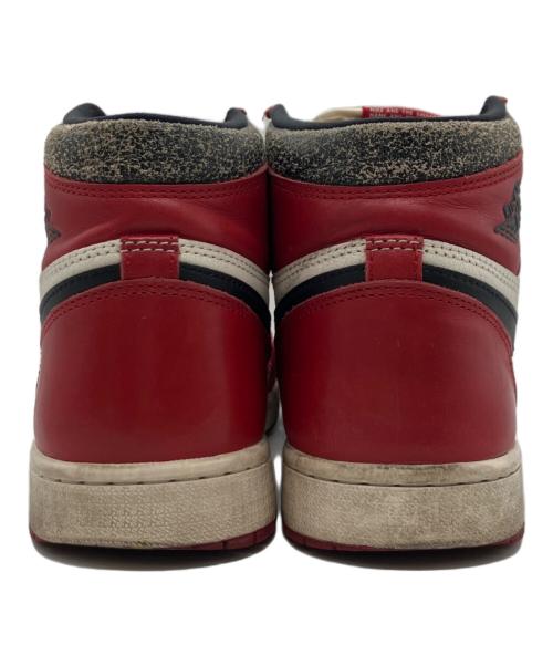 NIKE（ナイキ）NIKE (ナイキ) AIR JORDAN 1 RETRO OG（エアジョーダン 1 レトロ OG） ブラック×レッド サイズ:27の古着・服飾アイテム