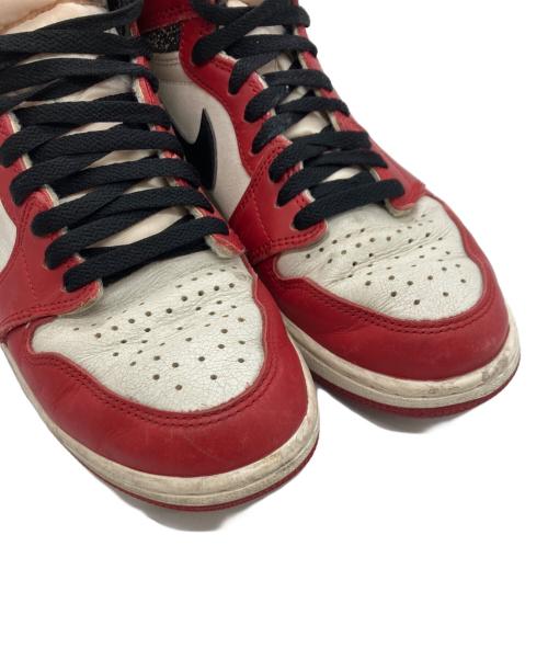 NIKE（ナイキ）NIKE (ナイキ) AIR JORDAN 1 RETRO OG（エアジョーダン 1 レトロ OG） ブラック×レッド サイズ:27の古着・服飾アイテム