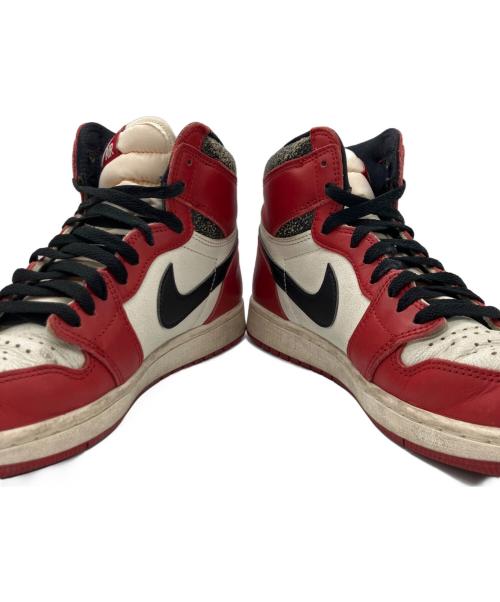 NIKE（ナイキ）NIKE (ナイキ) AIR JORDAN 1 RETRO OG（エアジョーダン 1 レトロ OG） ブラック×レッド サイズ:27の古着・服飾アイテム