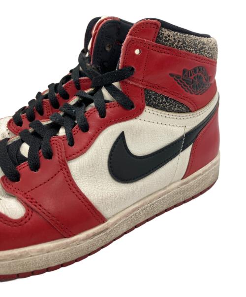 NIKE（ナイキ）NIKE (ナイキ) AIR JORDAN 1 RETRO OG（エアジョーダン 1 レトロ OG） ブラック×レッド サイズ:27の古着・服飾アイテム
