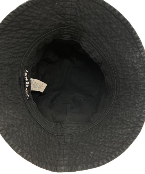 Acne studios（アクネ ストゥディオズ）ACNE STUDIOS (アクネ ストゥディオズ) COTTON BUCKET HAT ブラックの古着・服飾アイテム