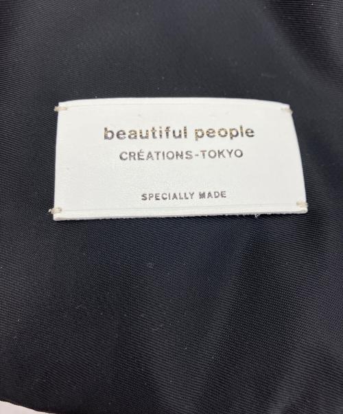 beautiful people（ビューティフルピープル）beautiful people (ビューティフルピープル) STUDIOUS (ステュディオス) 別注ナイロンムーンショルダーバッグ ブラックの古着・服飾アイテム