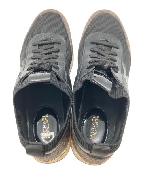 MICHAEL KORS（マイケルコース）MICHAEL KORS (マイケル・コース) JENKINSニットスニーカー ブラック サイズ:Mの古着・服飾アイテム
