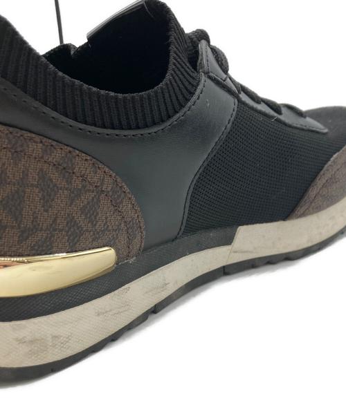 MICHAEL KORS（マイケルコース）MICHAEL KORS (マイケル・コース) JENKINSニットスニーカー ブラック サイズ:Mの古着・服飾アイテム