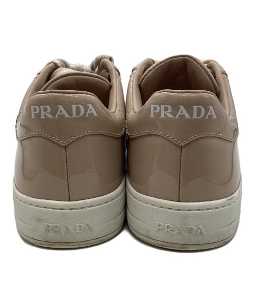 PRADA（プラダ）PRADA (プラダ) エナメルスニーカー ピンク サイズ:37.5の古着・服飾アイテム