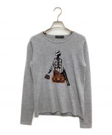 DAMA collection（ダーマコレクション）の古着「カシミヤ混ニット」｜グレー
