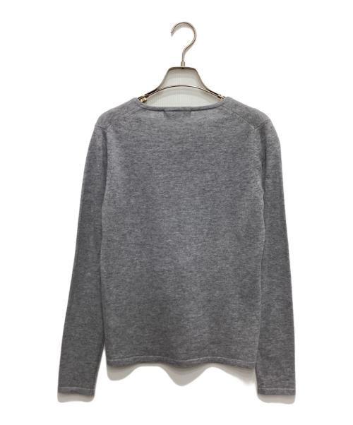 DAMA collection（ダーマコレクション）DAMA collection (ダーマコレクション) カシミヤ混ニット グレー サイズ:Sの古着・服飾アイテム