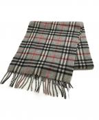 Burberry'sバーバリーズ）の古着「カシミヤマフラー」｜グレー
