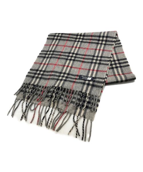 Burberry's（バーバリーズ）Burberry's (バーバリーズ) カシミヤマフラー グレーの古着・服飾アイテム