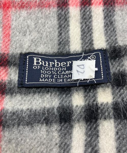 Burberry's（バーバリーズ）Burberry's (バーバリーズ) カシミヤマフラー グレーの古着・服飾アイテム