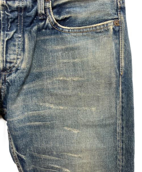 Denham（デンハム）Denham (デンハム) RAZOR MIJG ダメージ加工デニムパンツ インディゴ サイズ:78.5cm (W31) 未使用品の古着・服飾アイテム