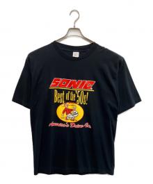SONIC（ソニック）の古着「SONIC DRIVE IN プリントTシャツ（ソニックドライブインTシャツ）」｜ブラック