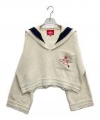 Vivienne Westwood RED LABELヴィヴィアンウエストウッドレッドレーベル）の古着「セーラーカラーニット」｜アイボリー