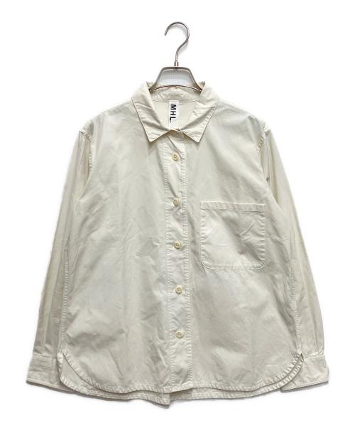 MHL（エムエイチエル）MHL (エムエイチエル) 長袖シャツ アイボリー サイズ:3の古着・服飾アイテム