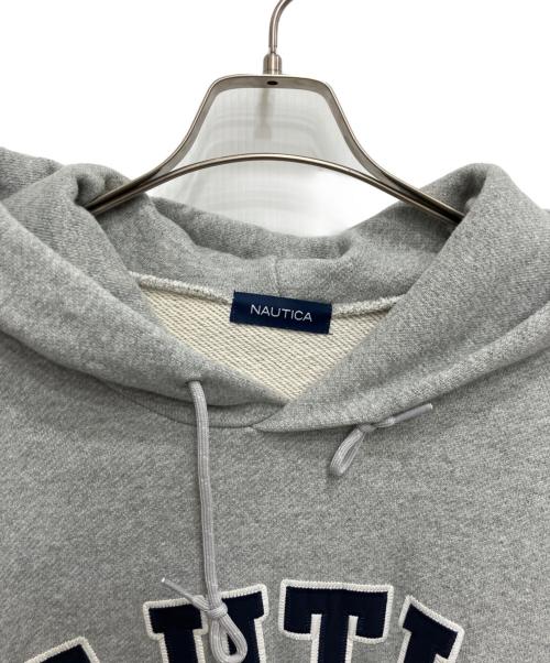 NAUTICA（ノーティカ）NAUTICA (ノーティカ) Arch Logo Sweat Hoodie グレー サイズ:XXLの古着・服飾アイテム