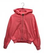 ROTOLロトル）の古着「TRANSFORM FULL ZIP HOODIE（トランスフォーム フルジップ フーディ）」｜ピンク