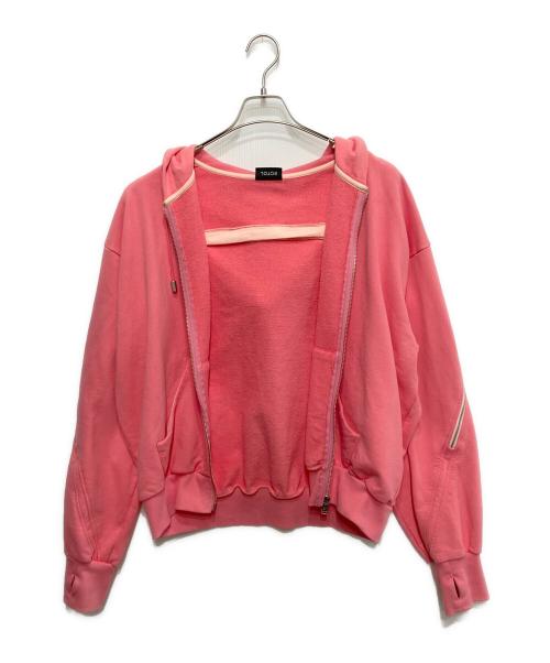 ROTOL（ロトル）ROTOL (ロトル) TRANSFORM FULL ZIP HOODIE（トランスフォーム フルジップ フーディ） ピンク サイズ:2の古着・服飾アイテム