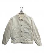 AURALEEオーラリー）の古着「HARD TWIST DENIM BLOUZON」｜アイボリー