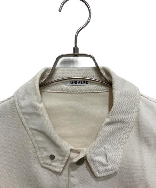 AURALEE（オーラリー）AURALEE (オーラリー) HARD TWIST DENIM BLOUZON アイボリー サイズ:4の古着・服飾アイテム