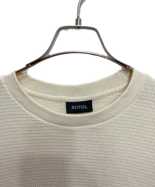 ROTOL（ロトル）ROTOL (ロトル) サーマルカットソー ベージュ サイズ:3の古着・服飾アイテム
