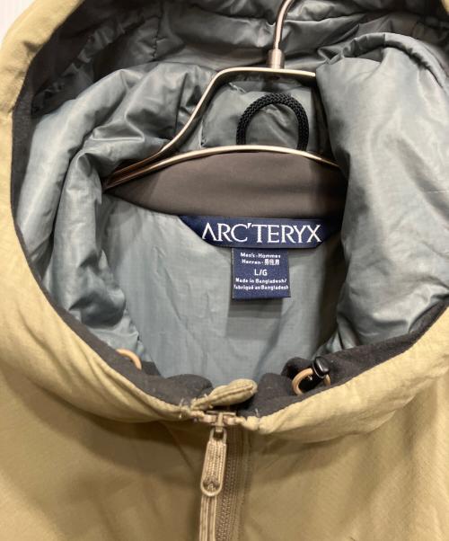 ARC'TERYX（アークテリクス）ARC'TERYX (アークテリクス) LEAF Atom SV Hoody （リーフアトムSVフーディ） クロコダイル サイズ:Lの古着・服飾アイテム