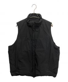 KAPTAIN SUNSHINE（キャプテンサンシャイン）の古着「Padding Over Vest」｜ブラック