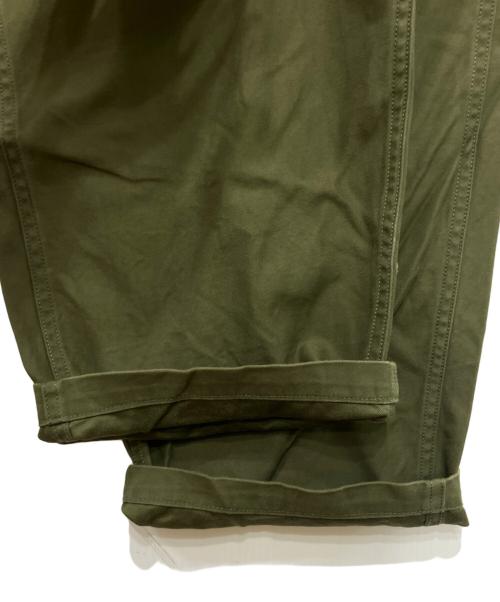 CIOTA（シオタ）CIOTA (シオタ) スビンコットンバックサテンベイカーパンツ カーキ サイズ:6の古着・服飾アイテム